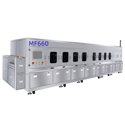 MF610 Онлайн PCBA очистная машина SMT PCB очистительная машина Автоматическая SMT очистная машина для остатков потока PCBA