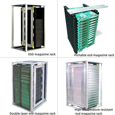 SMT Антистатический ESD журнал Rack Антистатический PCB журнал Rack для PCB сборочной линии выбирать и место машины